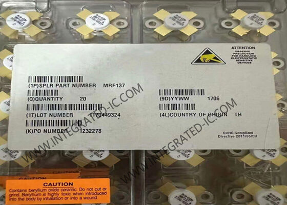 MRF137 N-Channel RF MOSFET транзистор с выходной мощностью 30 Вт, частотой 400 МГц и напряжением 28 В