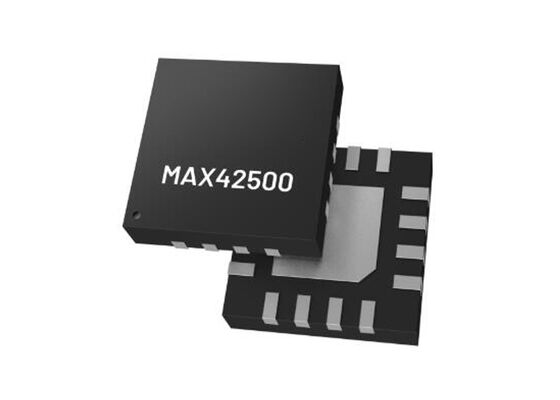MAX42500ATEAA Монитор системы питания интегральной микросхемы с рабочим напряжением питания от 2,35 В до 5,50 В, рабочим током 150 мкА и рабочей температурой от -40°C до +125°C