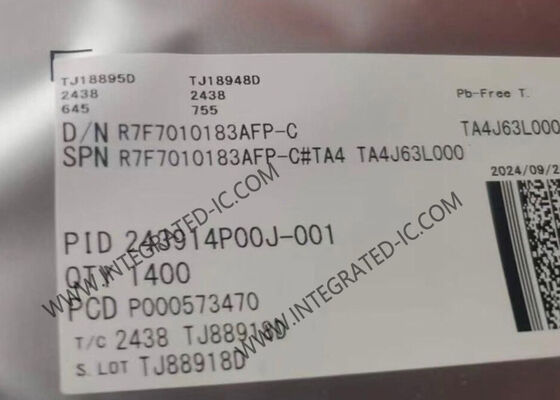 R7F7010183AFP 32-разрядный микроконтроллер общего назначения MCU с камерой AHL RH850/F1L