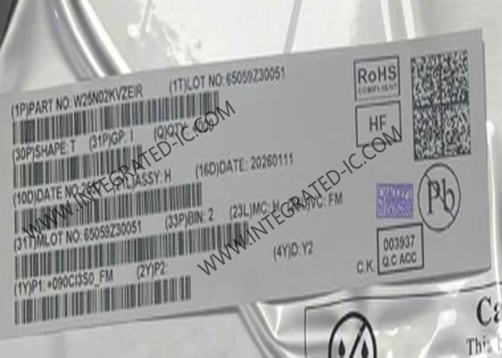 Память IC Чип W25N02KVZEIR 2Gbit Quad SPI Flash NAND Память IC WDFN8