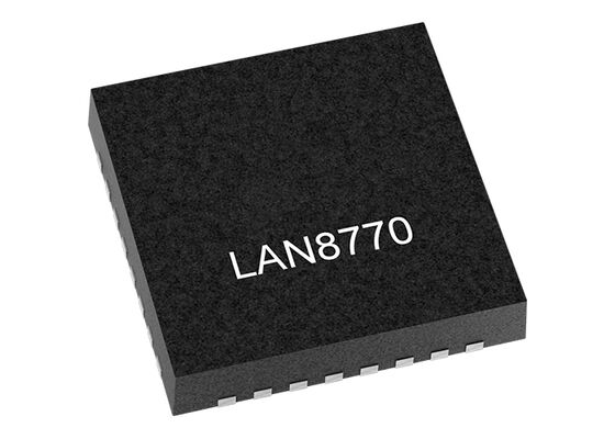 Сетевой приемопередатчик Ethernet LAN8770MT-V/PRA VelocityDRIVE™ 100BASE-T1 с одним портом