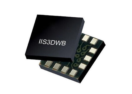 IIS3DWB Sensor IC 3-осевой цифровой вибрационный датчик с ультраширокой полосой пропускания с низким уровнем шума и расширенным диапазоном температур