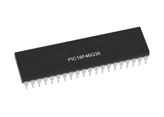 Микроконтроллер PIC18F46Q35-E/P MCU Высокоточный 8-битный MCU 64 МГц с поддержкой смешанного напряжения и безопасностью