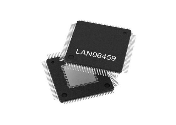 LAN96459FT-I/8MW Ethernet IC 9-Port Ethernet Switch с интегрированными 10/100/1000BASE-T PHY