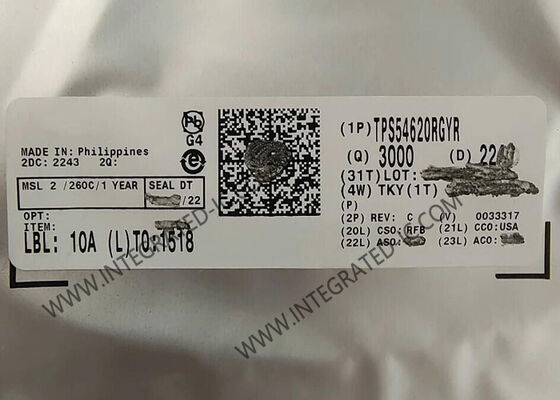 TPS54620RGYR 6A выходной синхронный понижающий преобразователь с частотой переключения от 200 кГц до 1,6 МГц, интегральная схема