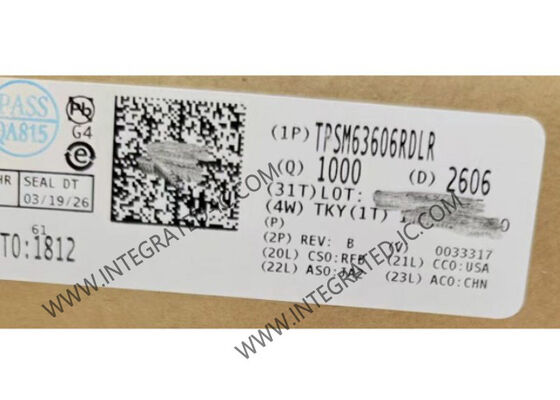 Интегральная микросхема TPSM63606RDLR, высокоплотный синхронный понижающий DC/DC модуль питания на 6А