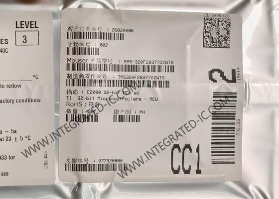 Микроконтроллеры Двойн-ядра обломока TMS320F28377DZWTS трицатидвухразрядные 200MHz 1MB интегральной схемаы