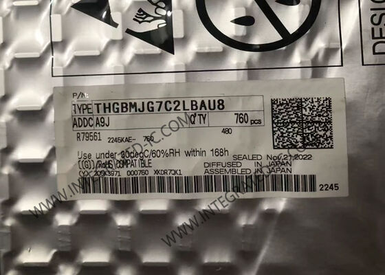 Электронная флэш-память IC eMMC интегральных схема THGBMJG7C2LBAU8 128Gbit