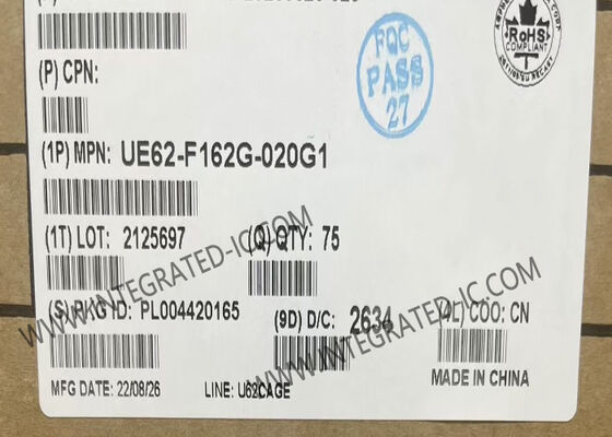 UE62-F162G-020G1 Коннекторы OSFP 1x1 низкопрофильная клетка с высоким экструдированным теплоотводом 9,5 мм