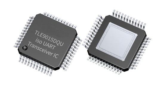 Автомобиль PHEV откалывает приемопередатчик TQFP-48 IC Iso UART TLE9015DQU общецелевой