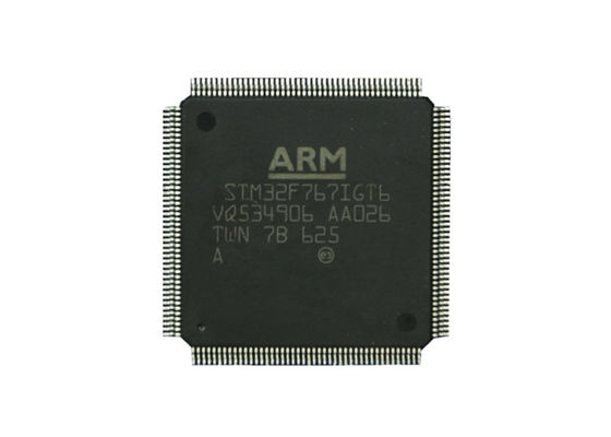 микроконтроллер IC 176-LQFP обломока STM32F767IGT6 интегральной схемаы 216MHz трицатидвухразрядный