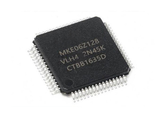 держатель IC LQFP64 микроконтроллера ядра 48MHz MKE06Z128VLH4 32Bit одиночный поверхностный