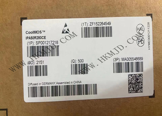 Транзисторы N-канала 500V 13A обломока IPA50R280CE интегральной схемаы одиночные