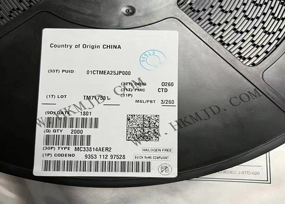 Управление IC 48-LQFP силы двигателя обломока MC33814AER2 интегральной схемаы небольшое