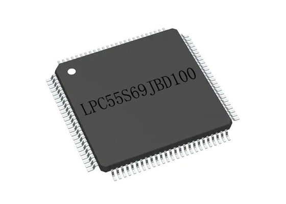 микроконтроллер IC ядра обломока LPC55S69JBD100 32Bit интегральной схемаы 150MHz одиночный