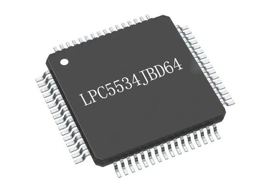 Микроконтроллер IC 64HTQFP коркы M33 руки 8KB общецелевой MCU LPC5534JBD64