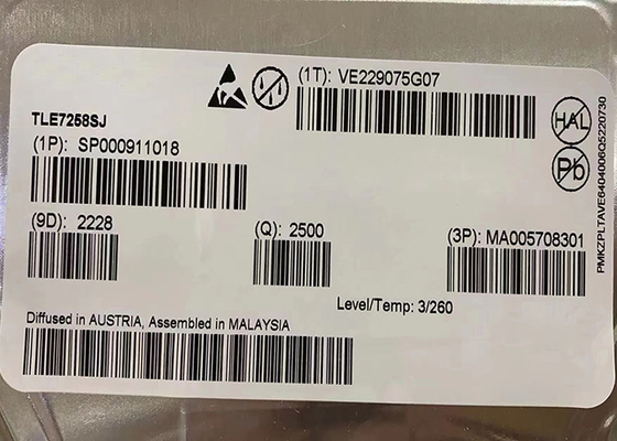Приемопередатчики обломока 8SOIC интегральной схемаы IC TLE7258SJ приемопередатчика LIN откалывают 20Kbps