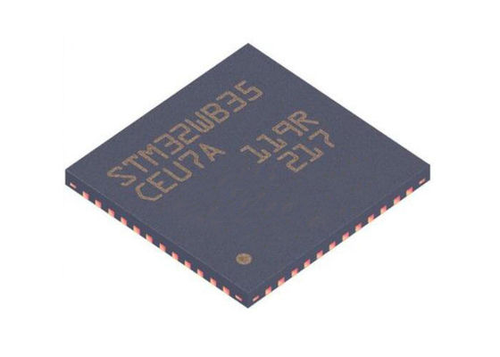 Обломок IC ядра ICs 48UFQFN приемопередатчика микроконтроллера MCU STM32WB35CEU7A RF двойной