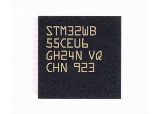 микроконтроллер MCU 48UFQFN Multiprotocol беспроводное 32Bit MCU 2Mbps STM32WB55CEU6
