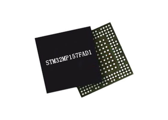 Держатель IC STM32MP157FAD1 общецелевой 800MHz 257-TFBGA микропроцессора поверхностный