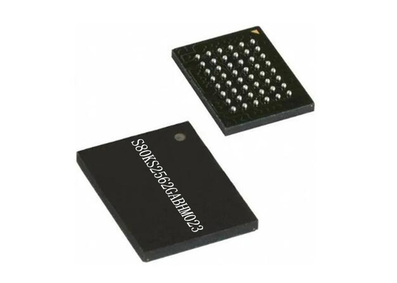 Память микросхемы памяти 24FBGA псевдо SRAM обломока S80KS2562GABHM023 интегральной схемаы