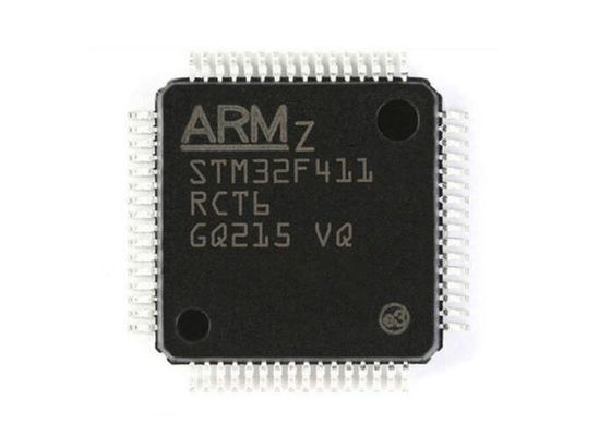 100MHz микроконтроллер IC ядра 64LQFP микроконтроллера MCU STM32F411RCT6 32Bit одиночный