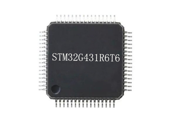 Обломок микроконтроллера ядра 64LQFP микроконтроллера MCU STM32G431R6T6 32Bit одиночный