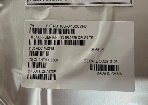 IS31FL3729-QFLS4-TR Чип интегральной схемы 35mA Матричный светодиодный драйвер IC 32-QFN