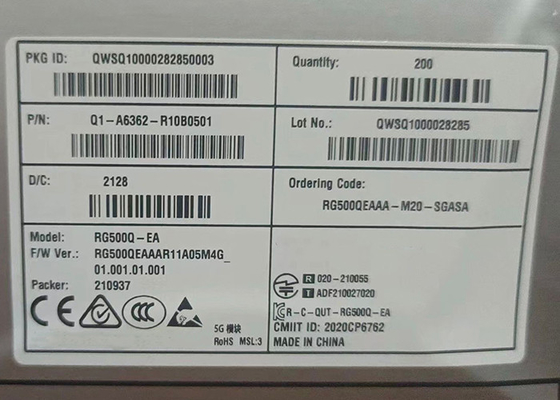 RG500Q Под-6 ГГц LGA 5G Модуль, Модуль приемника 6 ГГц Антенна