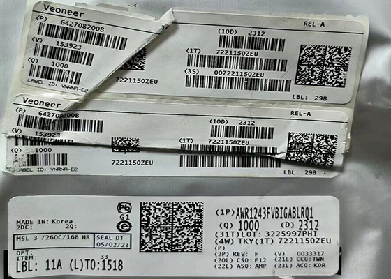 Радиопередатчик IC AWR1243FVBIGABLRQ1 одночипный FMCW-передатчик 161-TFBGA