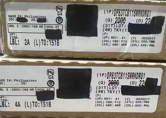 DP83TC811SWRNDRQ1 Маломощный автомобильный Ethernet PHY Transceiver 36-VQFN