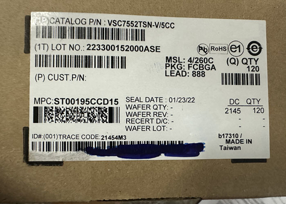 Ethernet IC VSC7552TSN-V/5CC Телекоммуникационный IC Ethernet Switch 888-FCBGA