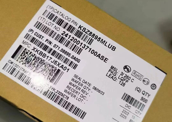 Ethernet IC KSZ8895MLUB Интегрированные 5-портовые автомобильные Ethernet-свичи LQFP-128