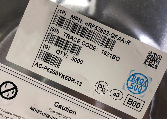 Multiprotocol система RF на обломоке NRF52832-QFAA-R NRF52832 BT умном 2.4GHz SoC