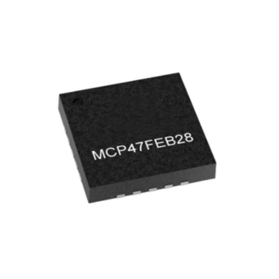 Компьютерный микросхема MCP47FEB28-E/MQ с интерфейсом EEPROM и I2C