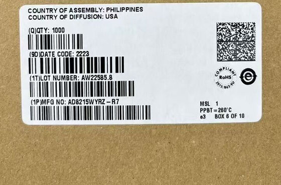 Чип интегральной схемы AD8215WYRZ Монитор высокого напряжения