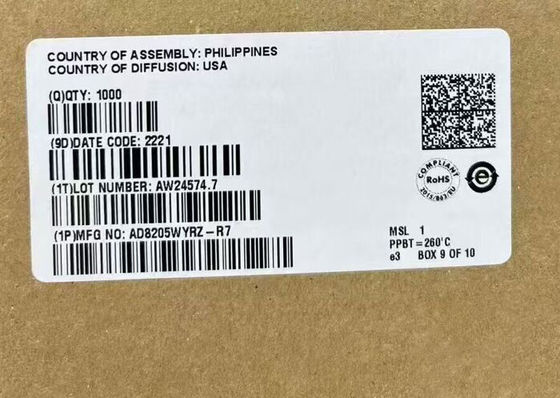 AD8205WYRZ интегральный микросхема чип единое питание 42 В системный усилитель разницы