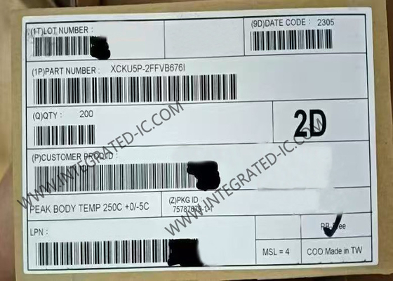 Поле программируемый шлюз массив XCKU5P-2FFVB676I FPGA программируемая логика IC FBGA-676