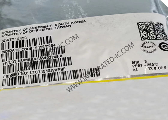 Конвертер 28-VFQFN самца оленя высокой эффективности LTC7151SIV 1MHz одновременный монолитовый