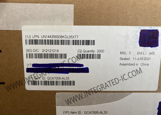 QCA7005-AL33 IoT Chip Powerline Communications And HomePlug Green PHY QFN-68 (Электрическая связь и подключение к дому)