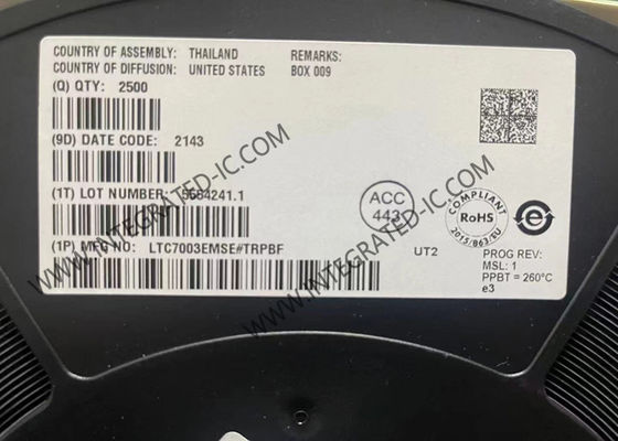 Чип интегральной схемы LTC7003EMSE 60V защищенный высокий боковой NMOS статический драйвер переключателя