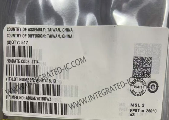 ADUM7701BRWZ интегральный микросхема 16 бит изоляции Сигма-дельта модулятор