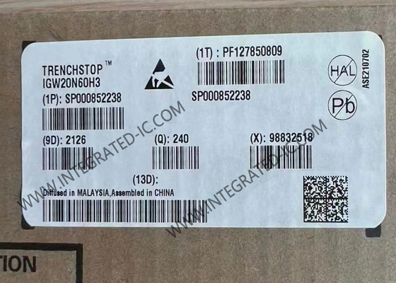 IGW20N60H3 интегральный микросхема Чип высокой скорости 600В 20А IGBT транзисторы TO-247-3