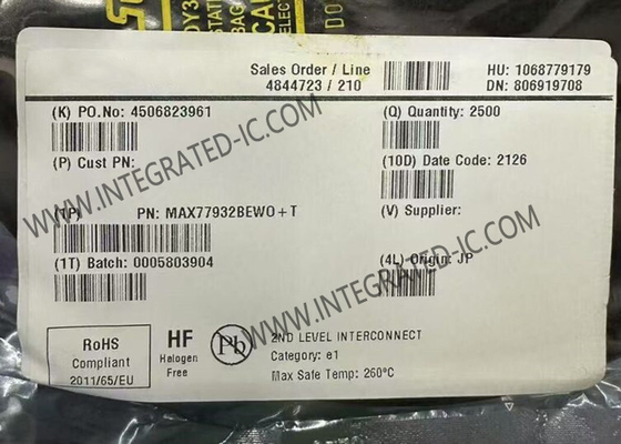 MAX77932BEWO интегральный микросхема 8A двухфазный переключатель конденсатора