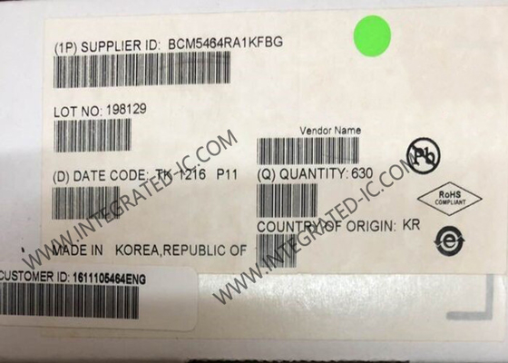BCM5464RA1KFBG Ethernet IC Quad-Port 10/100/1000BASE-T Гигабитное медное Ethernet-передатчик