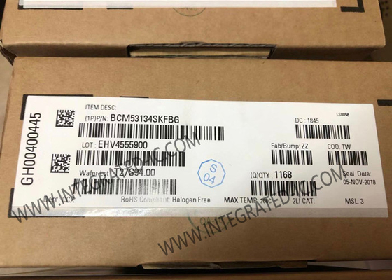 BCM53134SKFBG Ethernet IC Шестипортовый сверхнизкомощный гигабитный Ethernet-сдвиг