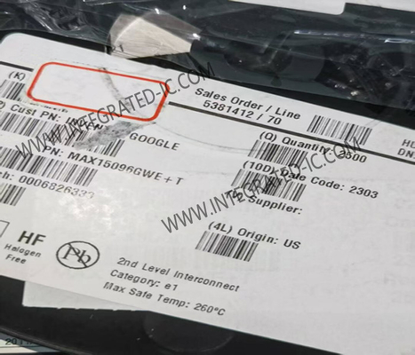 MAX15096GWE интегральный микросхема 6A Интегрированный горячеобменный/электронный выключатель