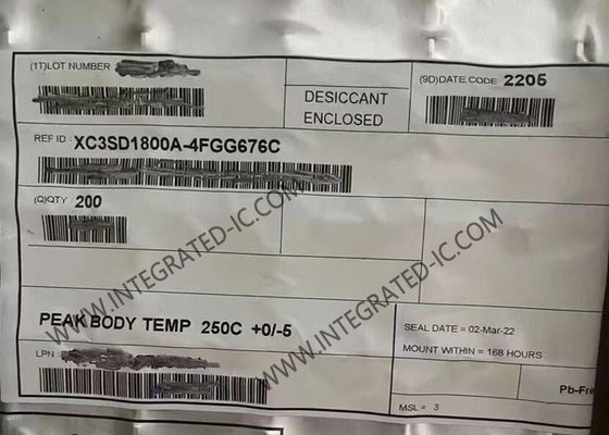 XC3SD1800A-4FGG676C Полевой программируемый массив затвора FBGA-676 Spartan®-3A DSP FPGA IC