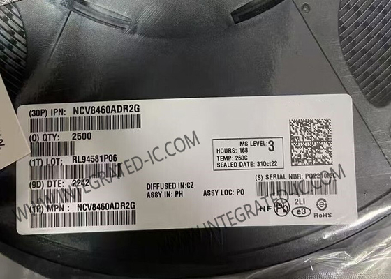 NCV8460ADR2G Чип интегральной схемы 6A Самозащищенный высокий боковой драйвер SOIC-8