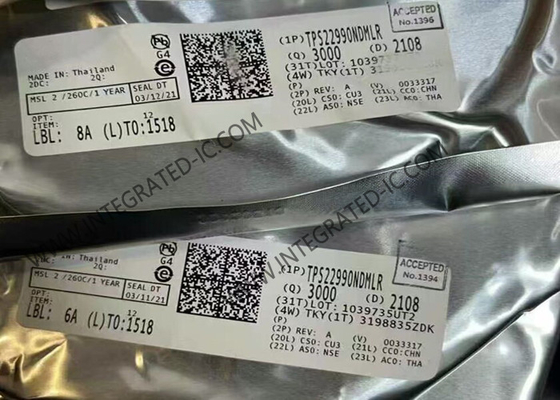 TPS22990NDMLR Integrated Circuit Chip 5.5V 10A 3.9 mΩ IC переключателя нагрузки на сопротивление